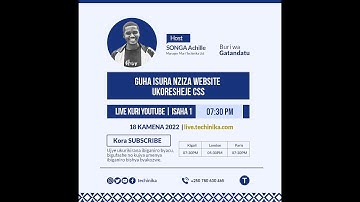 Kugira website nziza ukoresheje CSS (Isomo mu Kinyarwanda) #IgaNaTechinika #Isomo4