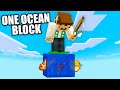 Minecraft, But It's Only 1 Ocean Block... #TeamSeas