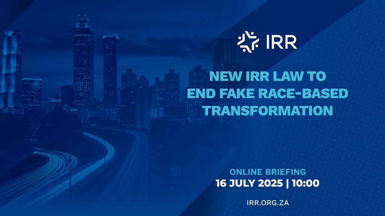 New IRR law to end FAKE race-based transformation