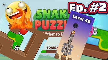 Funny Snake Puzzle GAME on mobile ep. #2 levels 41-48 #puzzle #games