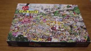 I LOVE CAR BOOT SALES GIBSON PUZZLE TIMELAPSE 1000 pieces