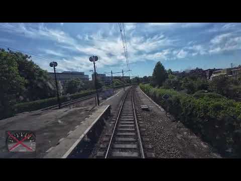 Ride with the train driver from Amsterdam to Rotterdam. (with speedometer)