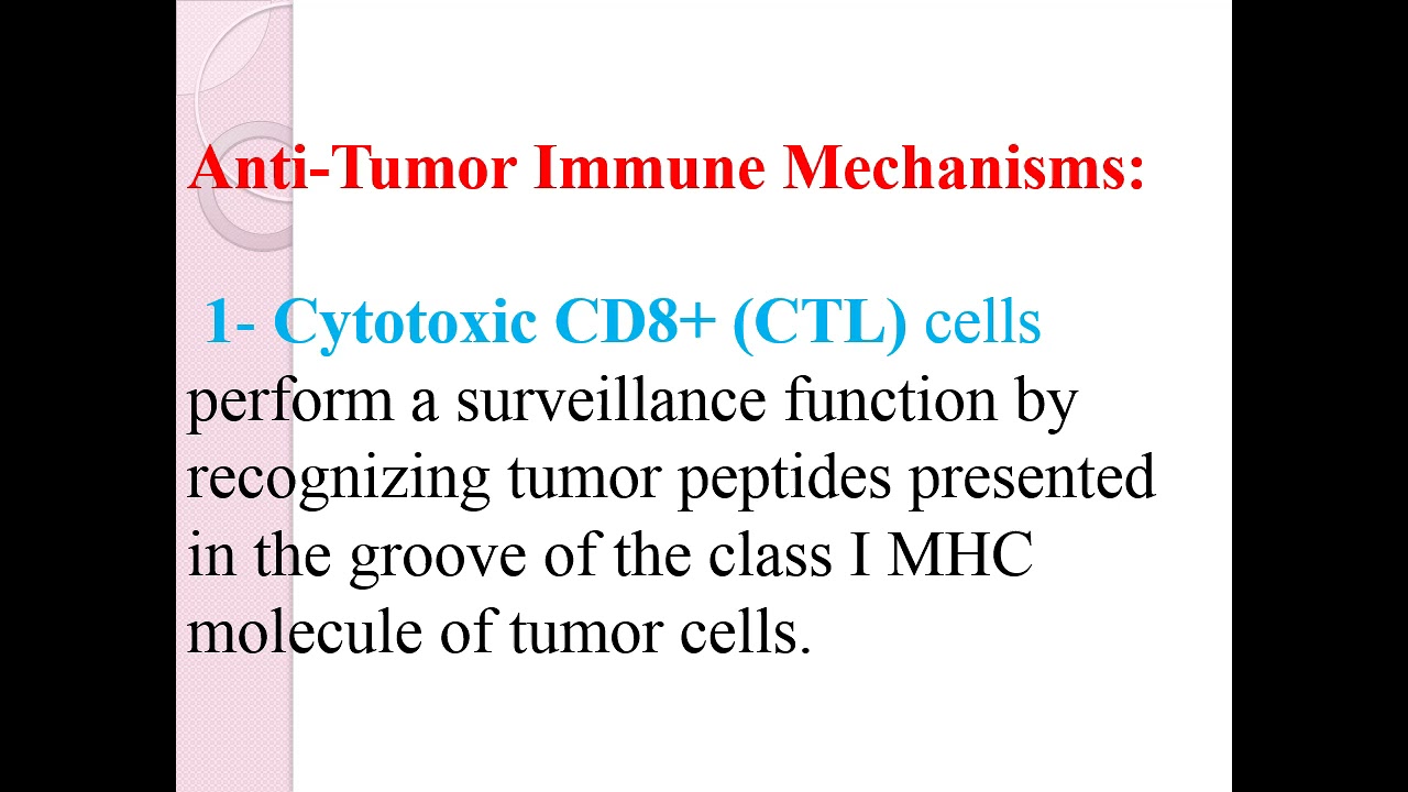 Tumor Immunology - Dr. Noha Saber Shafik