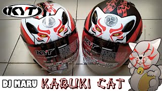Helm KYT DJ MARU - KABUKI CAT (Ada 2 motif)