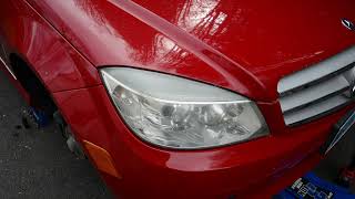 20082015 MercedesBenz CClass (W204) Headlight Removal