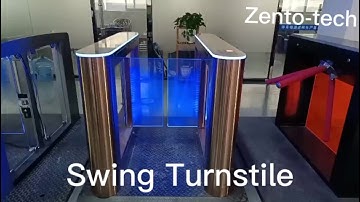 Full Automatic Entrance&Exit RFID & Face Recognition Access Control Swing Barrier School Turnstile