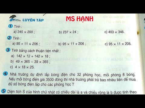 Video TOÁN LỚP 4 - TRANG 74 - SÁCH GIÁO KHOA - LUYỆN TẬP... - youtube