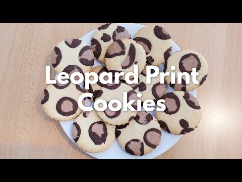 How to Make Leopard Print Cookies | Akudo's Kitchen