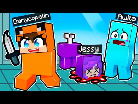 Jugando AMONG US con Mi FAN LOCA en Minecraft! | Danycopetin