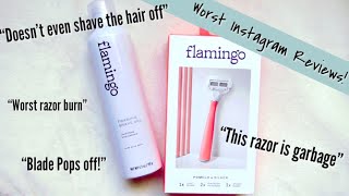 WORST Instagram Reviewed Razor from Target // Meet Flamingo!
