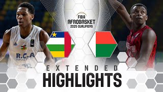Central African Rep 🇨🇫 v Madagascar 🇲🇬 | Extended Highlights | FIBA AfroBasket 2025 Qualifiers