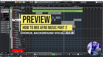 How to Mix Afro Music Part 2(Chorus, Background Vocal, Adlib)#mixing#VocalCompression #howtomixvocal