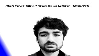 How To Be Oliver Heldens In Under 5 Minutes