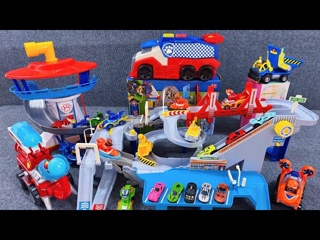 10 Minutes Satisfying with Unboxing，Cool city overpass rail car and Paw Patrol toys ASMR Review Toys