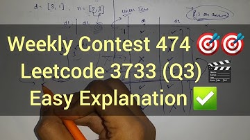 Weekly Contest 474 🔥 Minimum Time to Complete All Deliveries | Leetcode 3733 | Binary Search + LCM