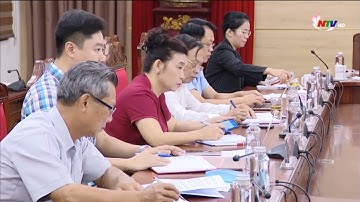 THƯỜNG TRỰC TỈNH ỦY LÀM VIỆC VỚI MTTQ VÀ CÁC TỔ CHỨC CHÍNH TRỊ XÃ HỘI