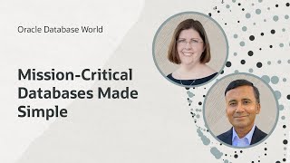 Missioncritical databases made simple I Oracle Database World