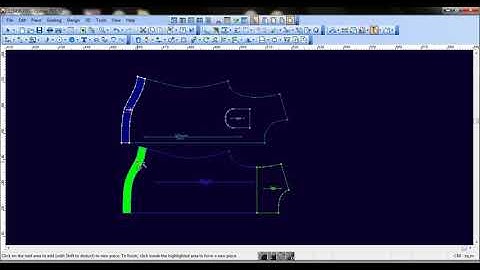 Optitex ND Build Piece tool, Use the Build Piece tool to create a new piece from a different piece o