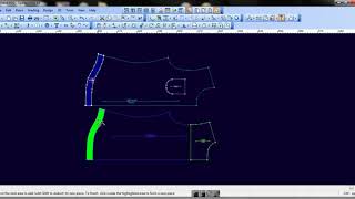 Optitex ND Build Piece tool, Use the Build Piece tool to create a new piece from a different piece o