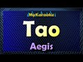 TAO - Karaoke version in the style of AEGIS