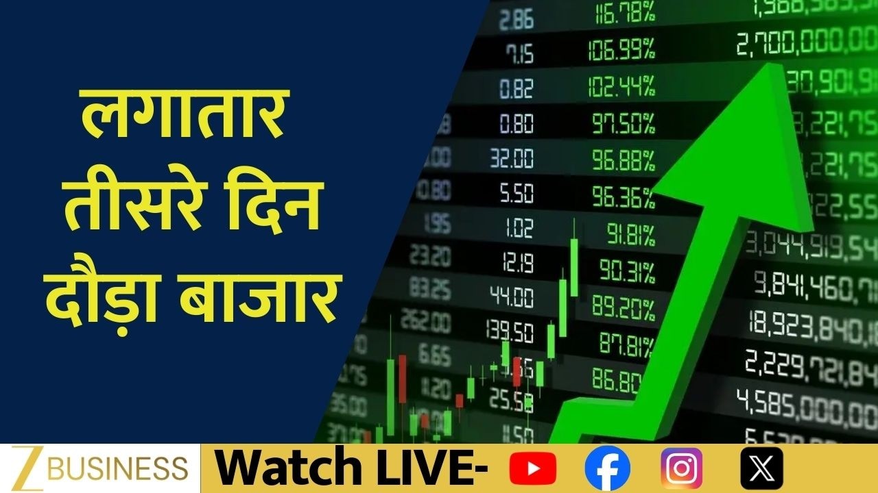 Market Rally Continues for Third Day; Sensex and Nifty End Strong - YouTube