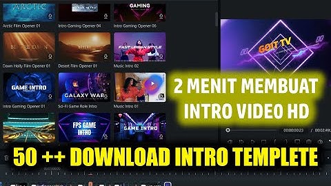 cara cepat membuat intro video menggunakan filmora 12