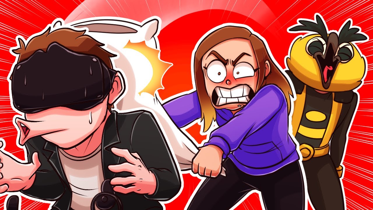 SHE BEAT ME UP WHILE PLAYING PHASMOPHOBIA IN VR