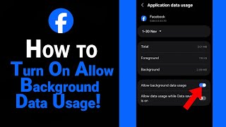 Famous How to Turn On Allow Background Data Usage on Facebook [NEW] Profile