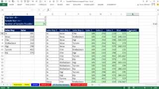 Excel 2013 Statistical Analysis #43: Simple Random Sampling in Excel: Process & Theory