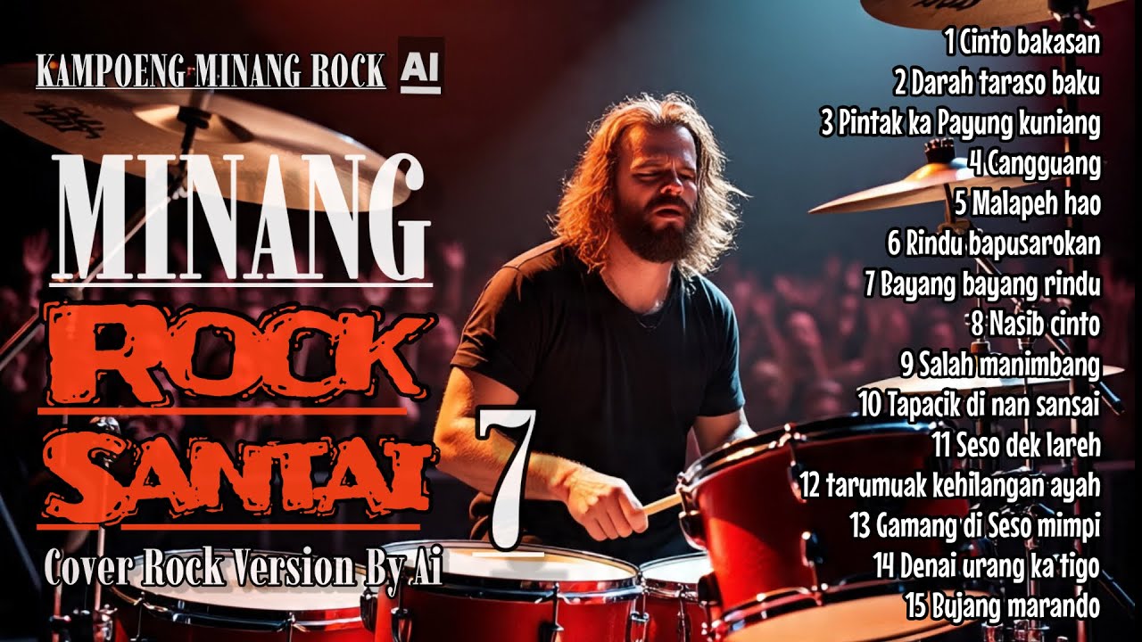 FULL MINANG ROCK SANTAI VERSION 7 || Cover Rock Version By Ai 