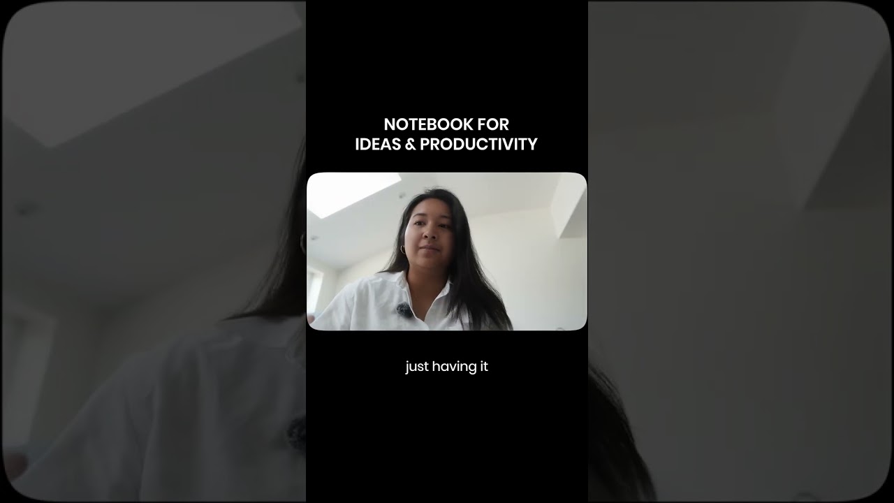 Notebook for ideas & productivity