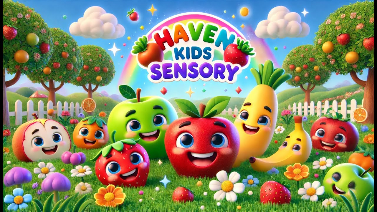 Haven Kids Sensory Fnky Fruit Baby Sensory Collection Haven For Kids🌈🍉🥒2