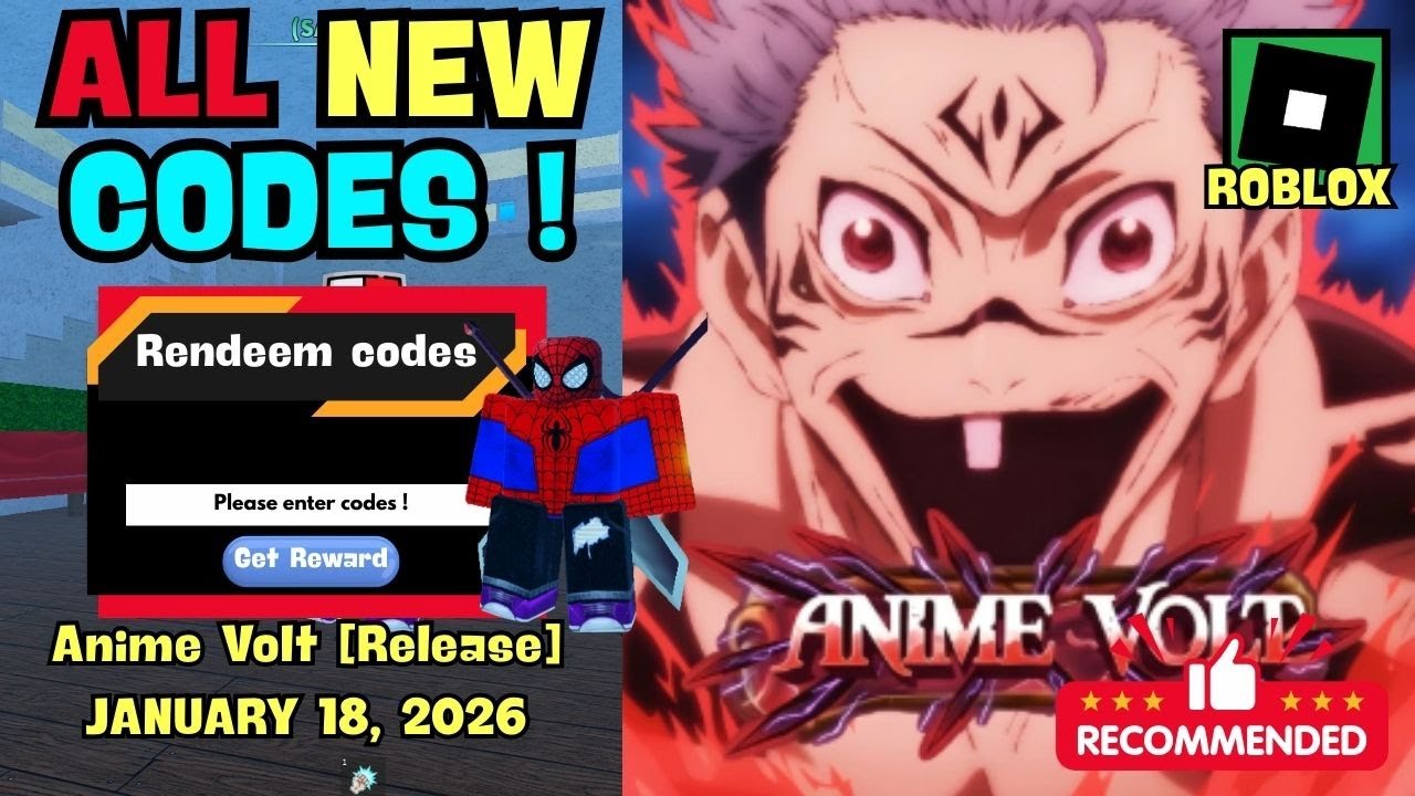 *NEW CODES* ALL NEW WORKING CODES IN Anime Volt 2026, ROBLOX Battle ...