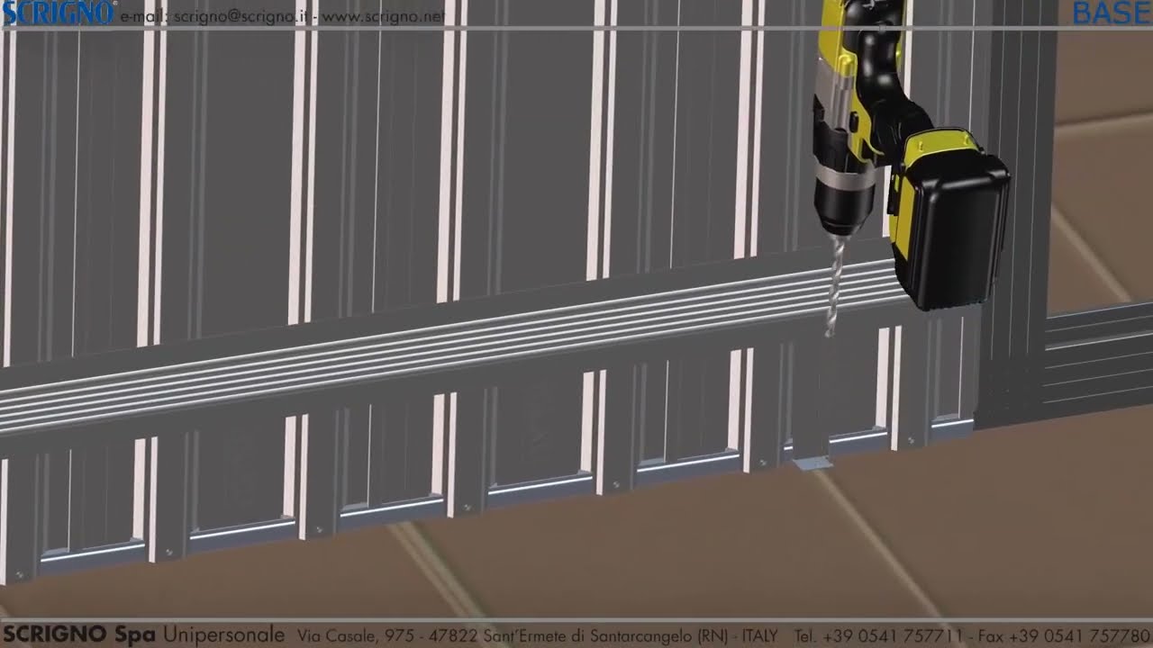 SCRIGNO GOLD BASE plaque de plâtre Installation