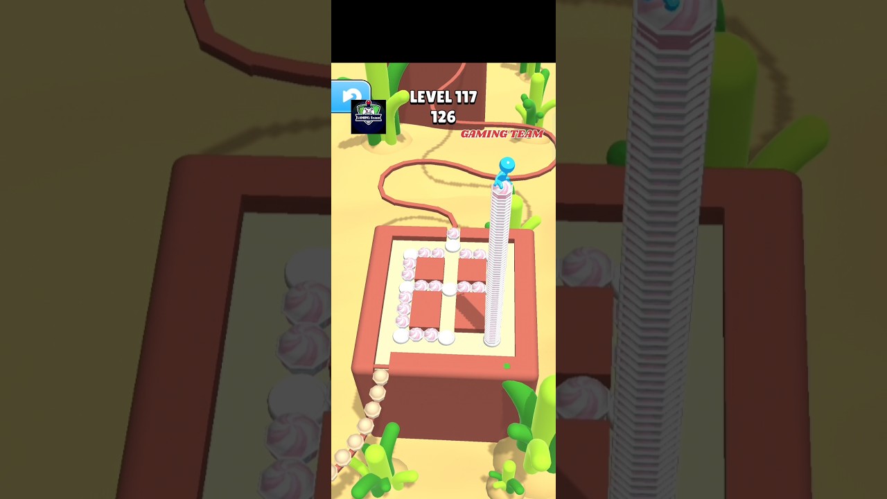 Stacky Dash Level 117 Gameplay #shorts #gaming #gameplaywalkthrough
