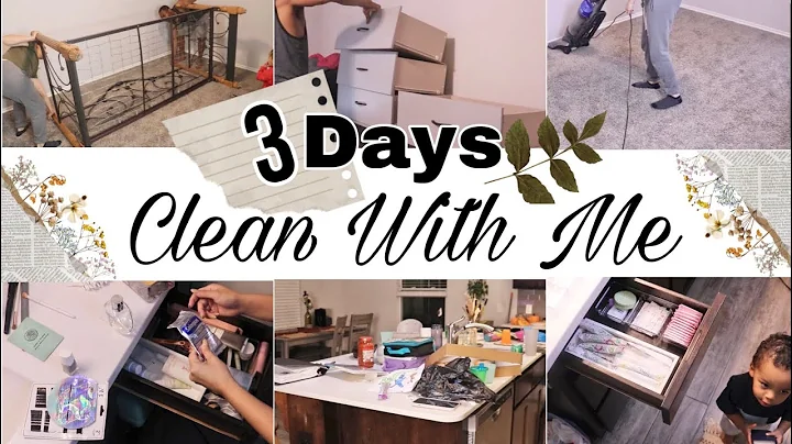3 DAYS OF CLEANING Motivation | rearrange rooms wi...