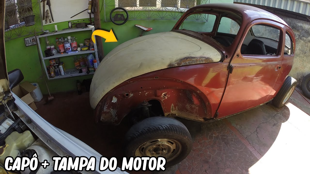 COMPREI ALGUMAS PEÇAS NO FERRO VELHO | REFORMA FUSCA 1985 EP.46