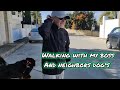 Chill walk vibes with my boss 