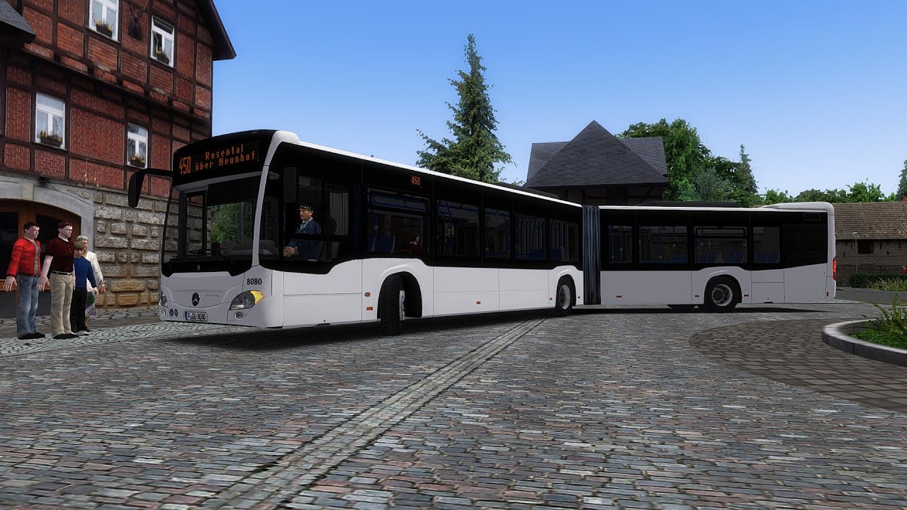 Let's Play Omsi 2 Lahnau V4 mit dem Mercedes c2 g Sound Mod