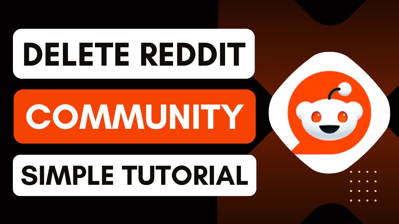 Как удалить сообщество Reddit
