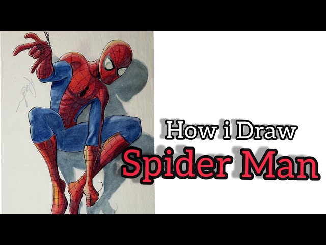 How i Draw Spider Man | Spider Man Drawing #Short #ytshort class=