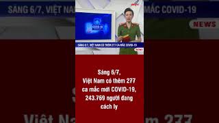 Sáng 6/7, Việt Nam có thêm 277 ca mắc mới COVID-19, 243.769 người đang cách ly | ANTV#short screenshot 2