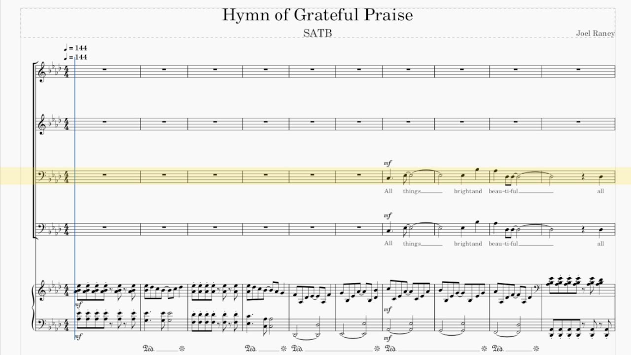 Tenor Hymn of Grateful Praise- Joel Raney - YouTube