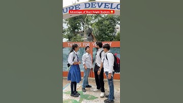 Advantages of Short Height Students 😂 #shorts #ytshorts #teratrigun #shortheight