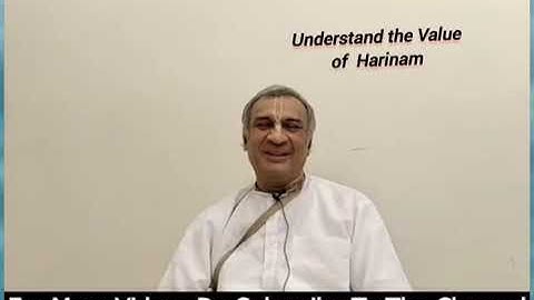 Understand the Value of Harinam by HG Anand Vrindavan prabhu