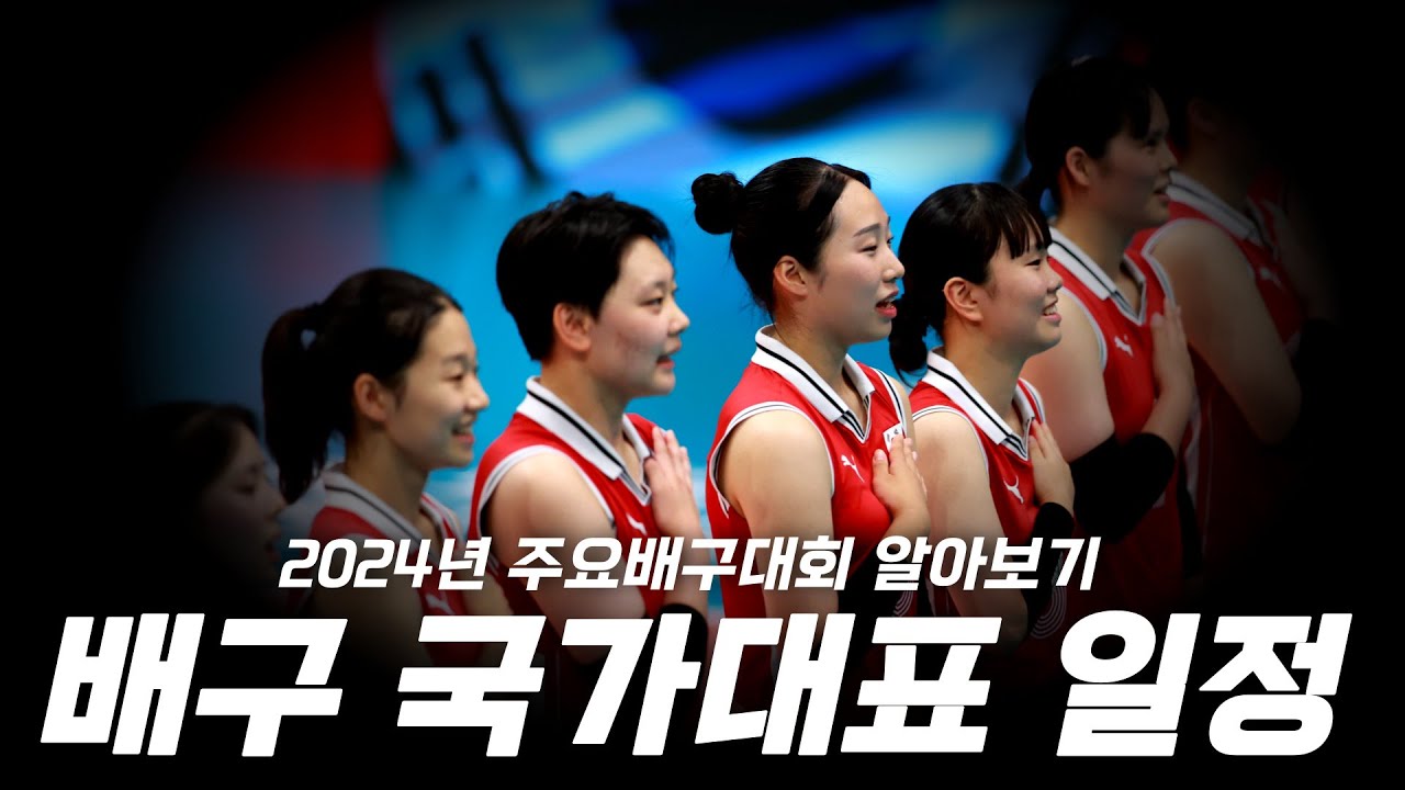 배구 국가대표부터 유소년까지 2024년 주요배구대회 일정 알아보기