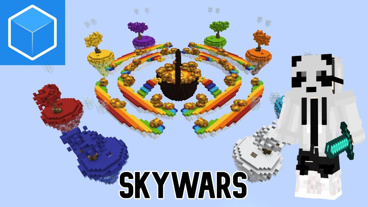 Jugando Skywars en Cubecraft - YouTube