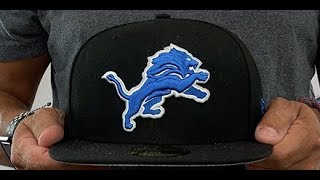 Detroit  Lions NFL TEAM-BASIC Black Fitted Hat by New Era