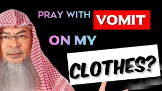 Is vomit pure or impure?Can I pray with vomit on my clothes? | Sheikh Assim Al Hakeem -JAL