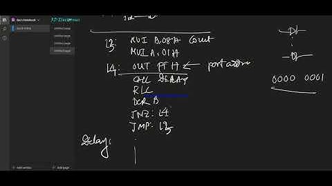 8085 PROGRAMMING 6 (LED CHASER)
